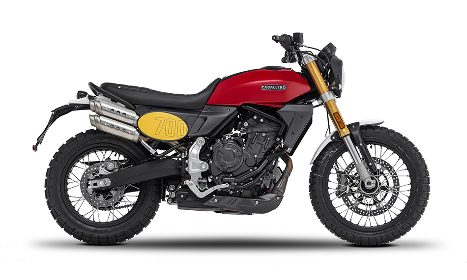 SCRAMBLER FANTIC CABALLERO 700 ROUGE
