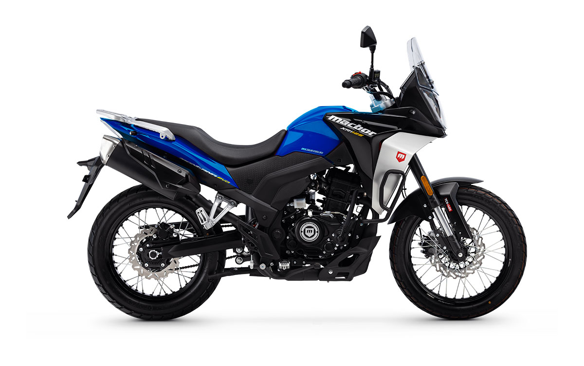 MOTOS MACBOR Montana XR1 125 EVO BLEU