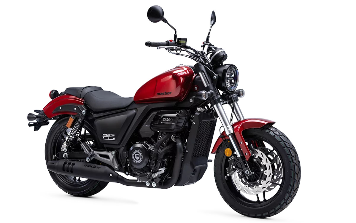 MOTOS MACBOR Rockster 410 ROUGE