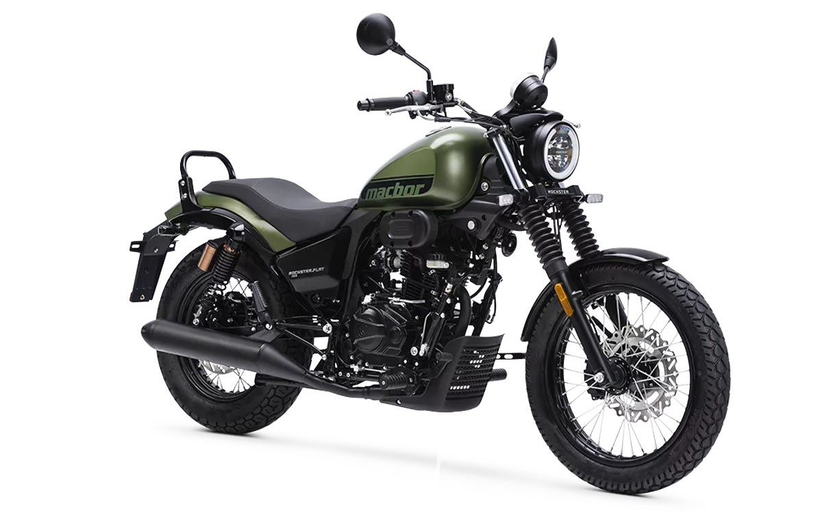 MOTOS MACBOR Rockster FLAT 125 VERT